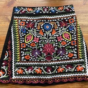 Lulus Patterned Mini Skirt